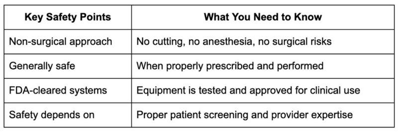 Quick Answer: Is Spinal Decompression Safe?